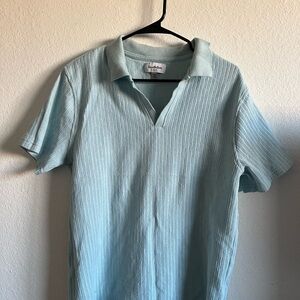 Cubavera Sky Blue Men's Polo Shirt